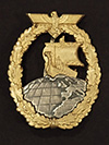 Kriegsmarine Auxilary Cruiser badge